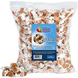 A Great Surprise Sea Salt Caramels - 4 LB - Creamy Individually Wrapped - Bulk Candy