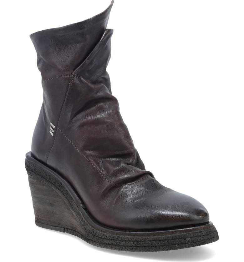 AS98 A.S.98 Tremont Wedge Bootie_EGGPLANT