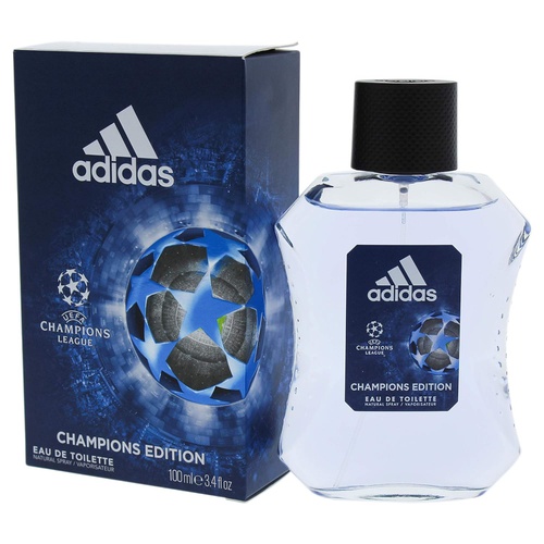 아디다스 Adidas UEFA Champions League Edition Eau de Toilette Spray for Men, 3.4 Ounce