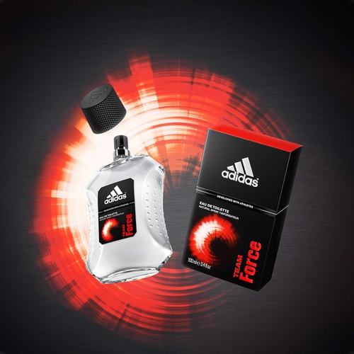 아디다스 Adidas Team Force By Adidas For Men, Eau De Toilette Spray, 3.4-Ounce Bottle
