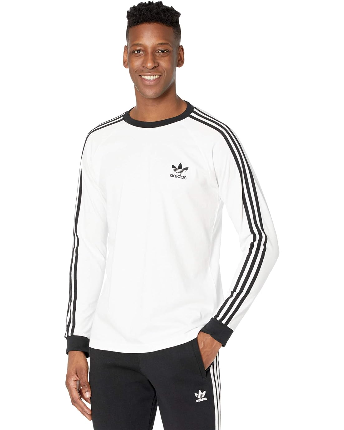 Adidas Originals 3-Stripes Long Sleeve Tee