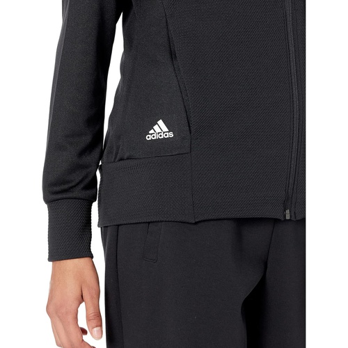 아디다스 Adidas Golf Textured Full Zip Jacket