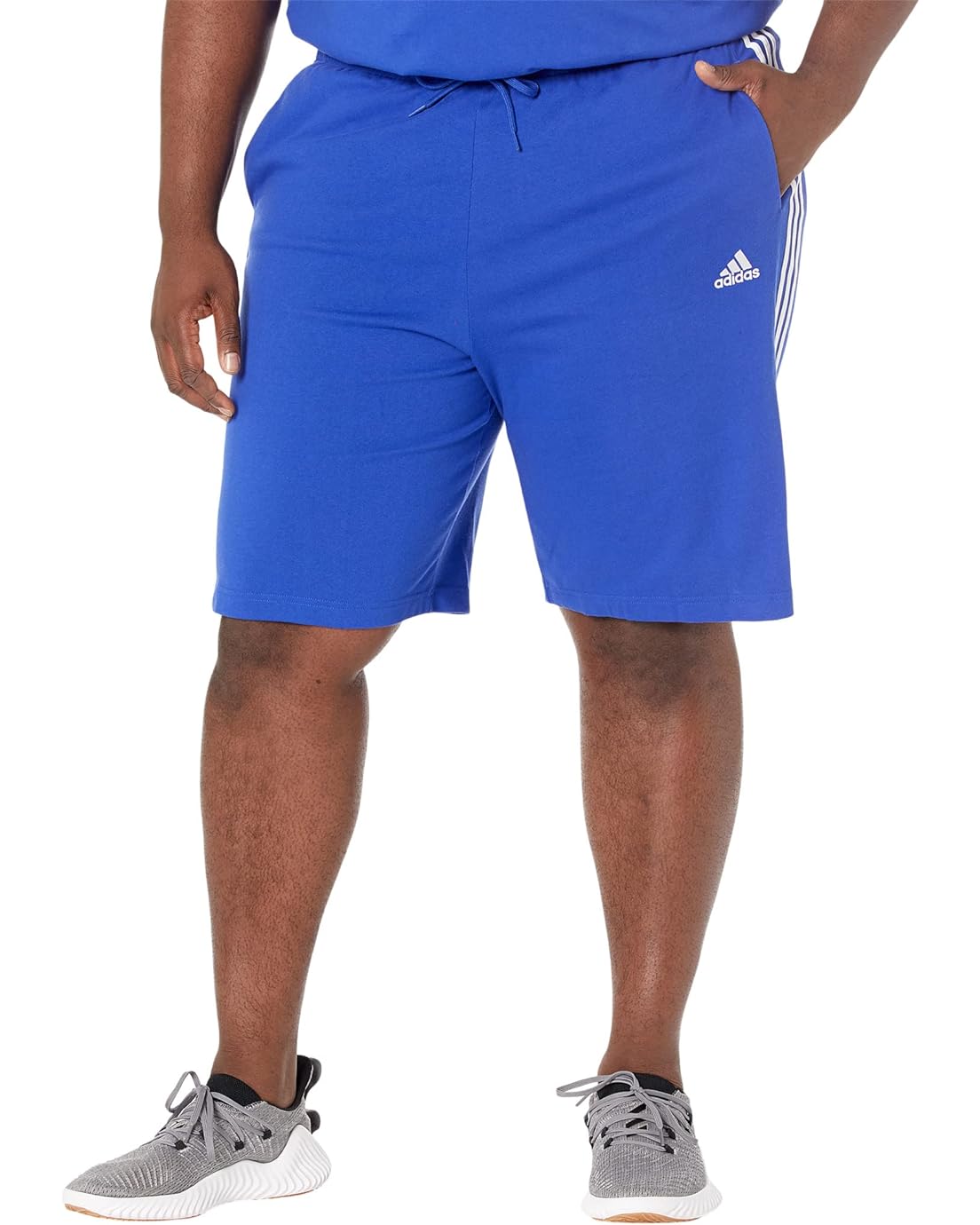 Adidas Big & Tall Essentials 3-Stripes Single Jersey Shorts