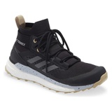 adidas Terrex Free Hiker Primeblue Hiking Shoe_BLACK/ BLUE/ SAVANNAH