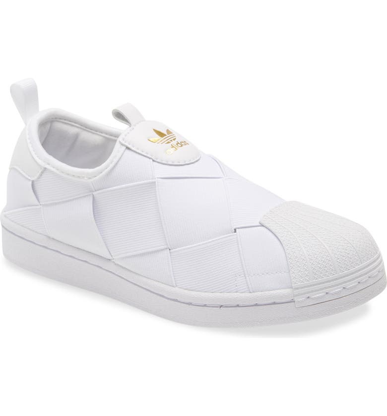 adidas Superstar Slip-On Sneaker_WHITE/ WHITE/ GOLD