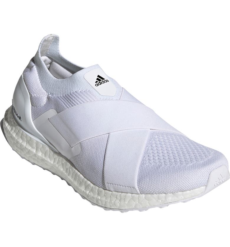 adidas UltraBoost Slip-On DNA Running Shoe_WHITE/ WHITE/ CORE BLACK