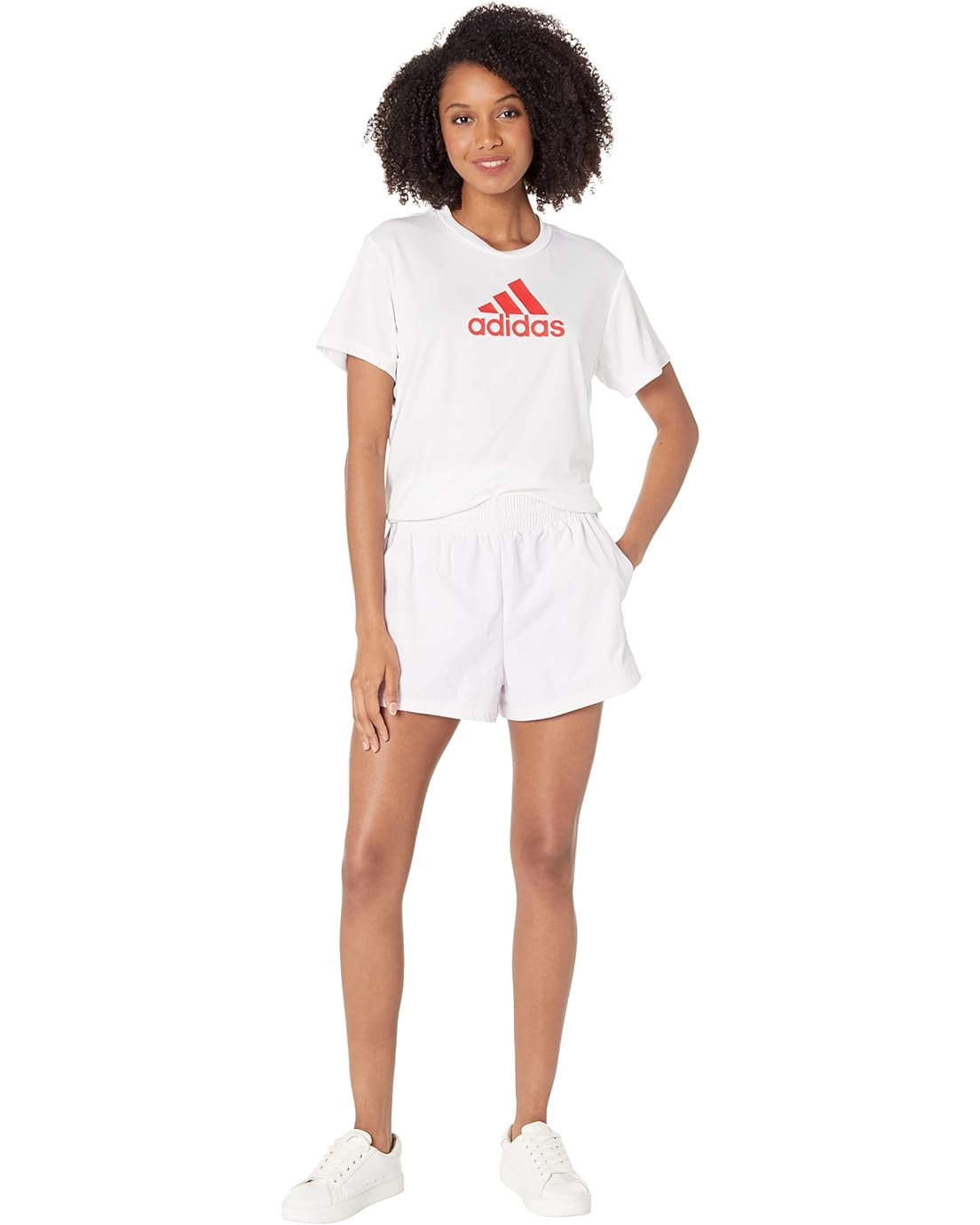아디다스 adidas Brand Love Q2 3-Stripes Woven Shorts