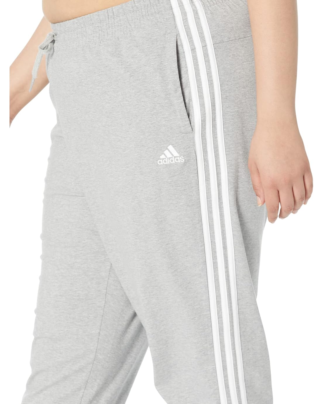 아디다스 adidas Plus Size Essentials 3-Stripes Pants