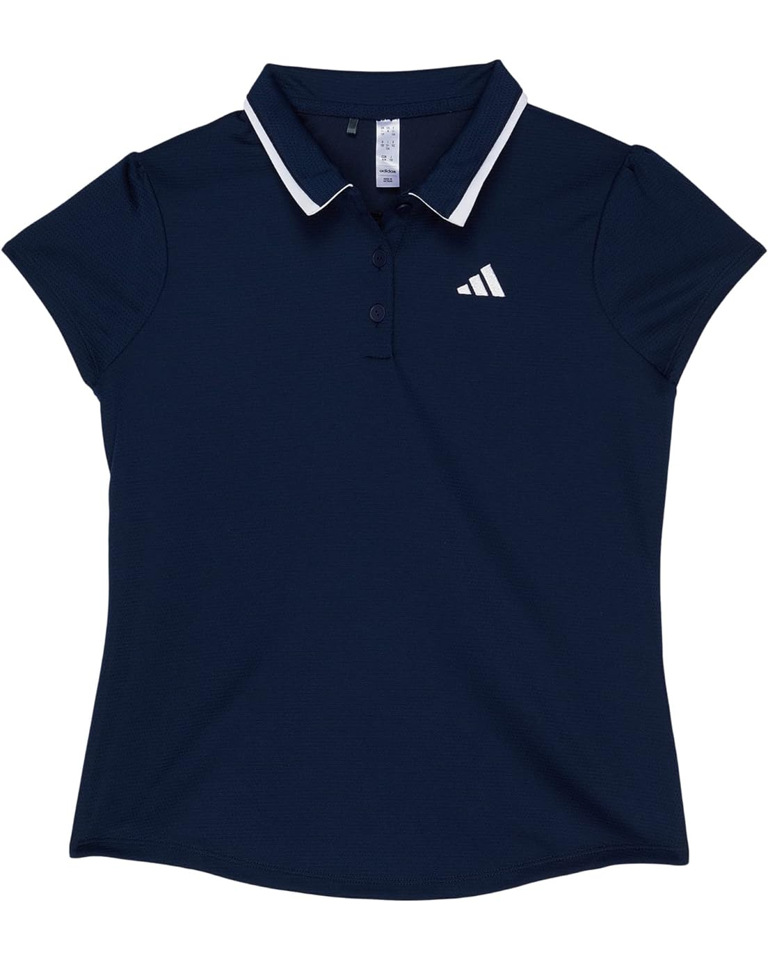 아디다스 adidas Golf Kids Textured Polo Shirt (Little Kids/Big Kids)