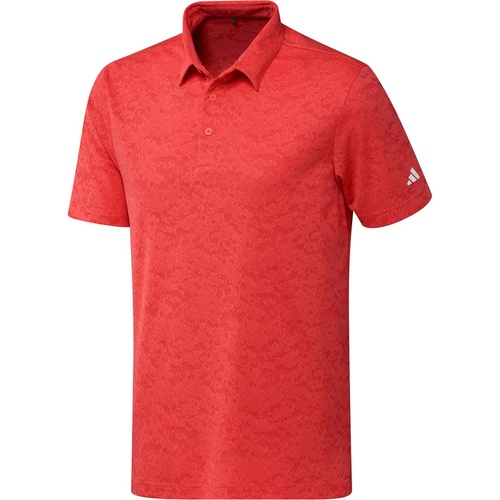 아디다스 adidas Golf Textured Jacquard Golf Polo Shirt