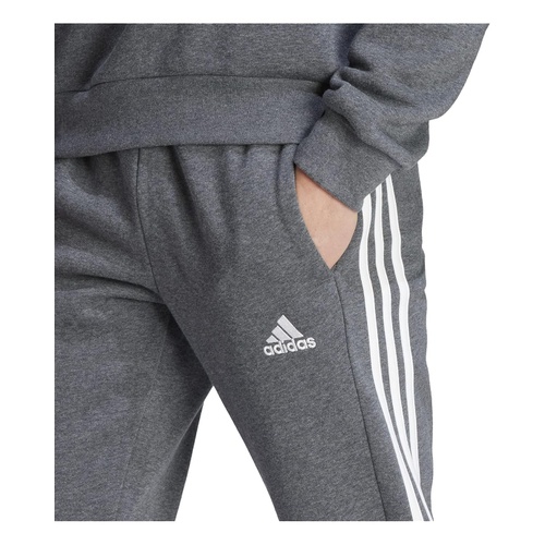아디다스 adidas Essentials Fleece Tapered Cuffed 3-Stripes Pants
