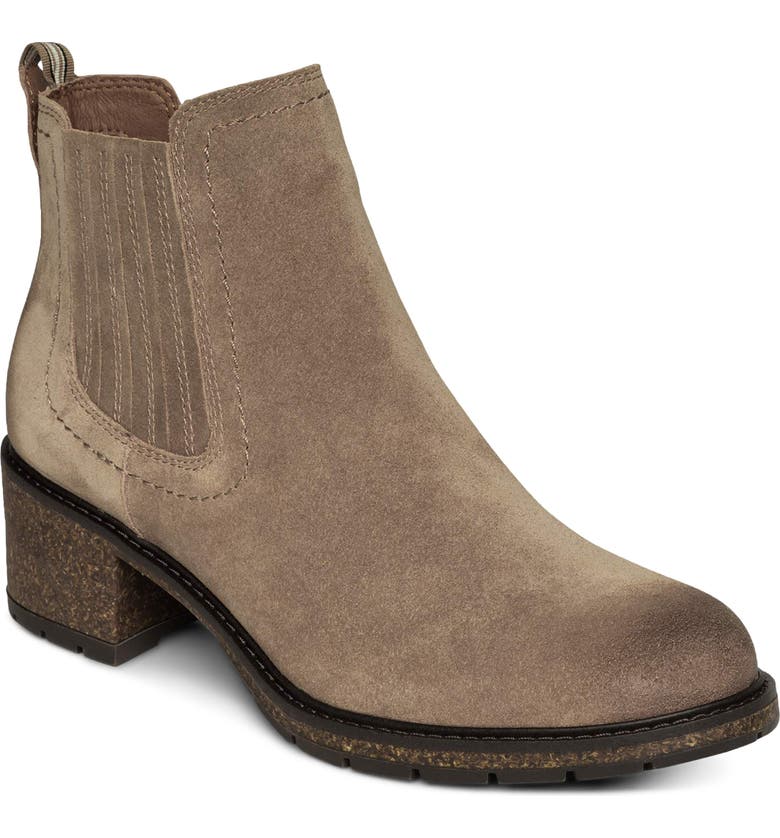 Aetrex Willow Chelsea Boot_TAUPE SUEDE