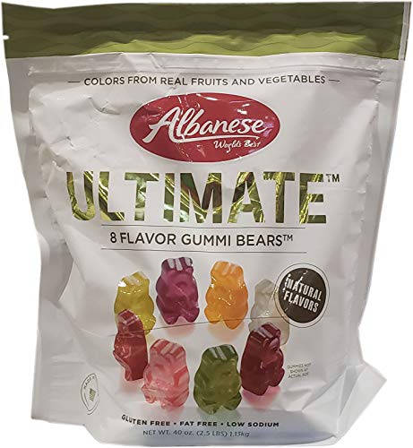 Albanese 8 Flavor Gummy Bears (Net Wt 40 Oz),
