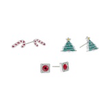 Alex and Ani Holiday Earrings Set of 3