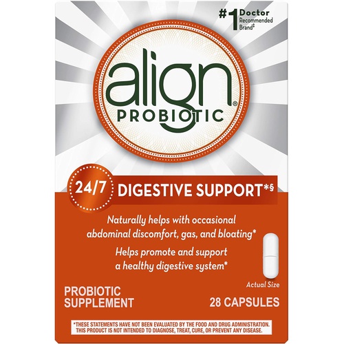  Align Probiotic, Probiotics for Women and Men, Daily Probiotic Supplement for Digestive Health*, #1 Recommended Probiotic by Doctors and Gastroenterologists‡, 28 Capsules