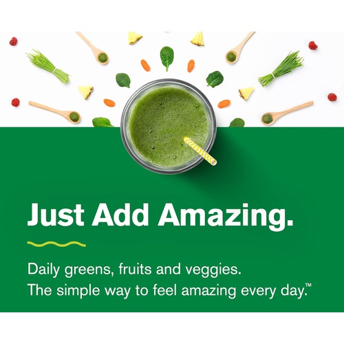  Amazing Grass Greens Blend Antioxidant: Super Greens Powder Smoothie Mix with Organic Spirulina, Beet Root Powder, Elderberry, Bilberry, Prebioitics & Probiotics, Sweet Berry, 30 S