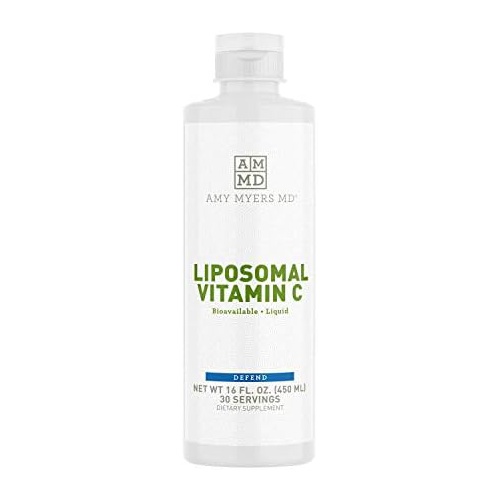  Amy Myers MD Liposomal Vitamin C Liquid 1000 mg Dr. Amy Myers, Month Supply - High Absorption VIT C, Ascorbic Acid - Antioxidant Supplement Supports Immune System & Boosts Collagen Production,