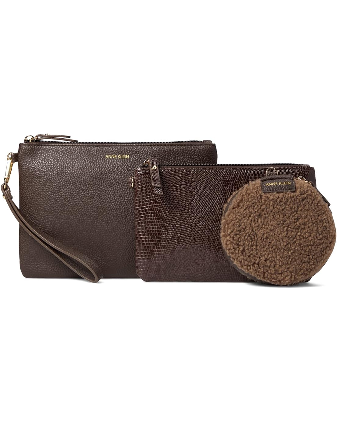 Anne Klein Mixed Media Coin and Pouch Trio