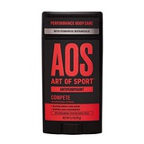Art of Sport Mens Antiperspirant Deodorant - Compete Scent - Antiperspirant for Men with Natural Botanicals Matcha and Arrowroot - Energizing Citrus Fragrance - Made for Athletes -