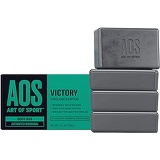 Art of Sport Body Bar Soap (4-Pack) - Victory Scent - Activated Charcoal Soap with Natural Botanicals Tea Tree Oil and Shea Butter - Fresh and Clean Fragrance - Shower + Hand Soap