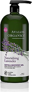 Avalon Organics Bath & Shower Gel, Nourishing Lavender, 32 Oz