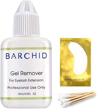  BARCHID Eyelash Extension Remover,Individual Eyelash Remover,Fast Action Dissolves Even The Strongest False Lash Adhesive in 60 Seconds,15 ml