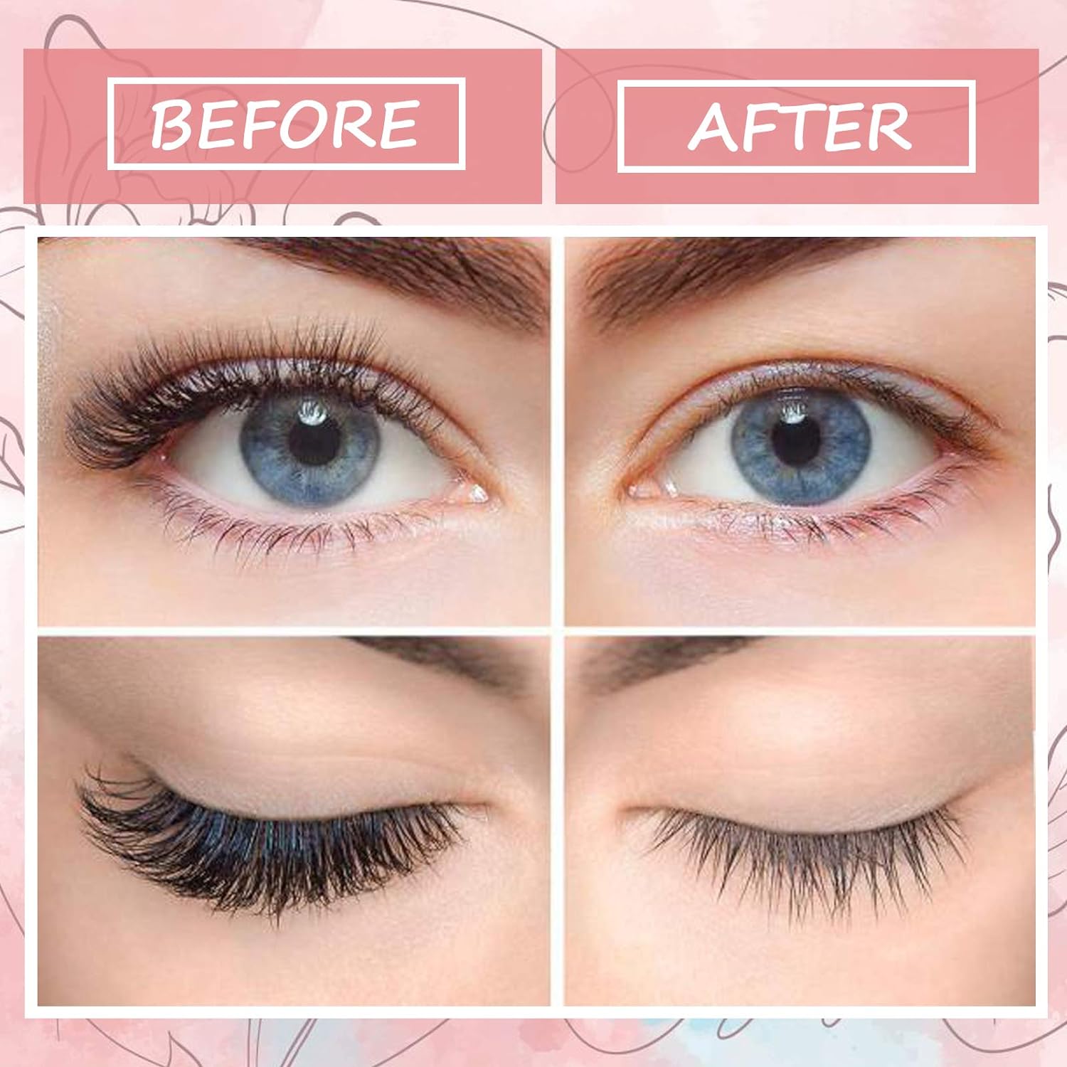  BARCHID Eyelash Extension Remover,Individual Eyelash Remover,Fast Action Dissolves Even The Strongest False Lash Adhesive in 60 Seconds,15 ml