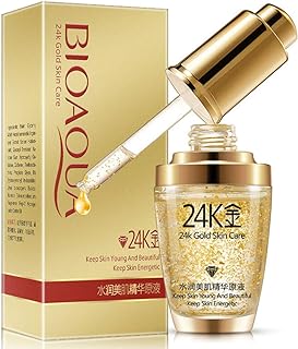 BIOAQUA 24K Gold Essence Collagen Skin Face Moisturizing Hyaluronic Acid Anti-Aging Mask Natural Extract