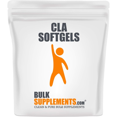  BULKSUPPLEMENTS.COM CLA Softgels (Conjugated Linoleic Acid) - CLA Supplements for Energy, CLA 1000mg from Safflower Oil - 1 Softgel per Serving - 300-Day Supply (300 Softgels)