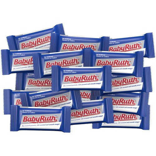  Baby Ruth Mini Milk Chocolate-y Candy Bars, Bulk Ferrero Candy, Perfect Easter Egg Basket Stuffers, 10.8 Ounce (Pack of 4)