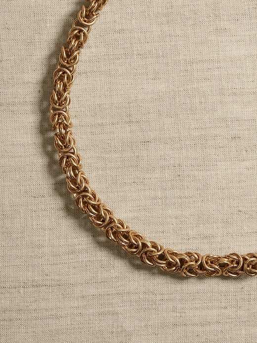 bananarepublic Chunky Intricate Chain Necklace