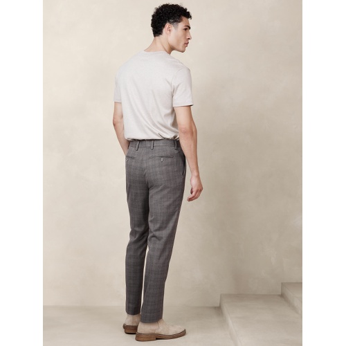 바나나리퍼블릭 Tailored-Fit Glen Plaid Suit Trouser
