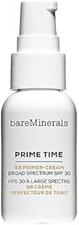 bareMinerals Prime Time BB Primer-Cream Daily Defense SPF 30, Medium, 1 Ounce
