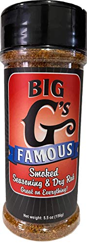 Hickory Smoked Seasoning and Dry Rub, Award Winning, Special Blend of Herbs & Spices, Great on Everything! Grilling, Smoking, Roasting, Cooking, or Baking! By: Big Gs Food Service