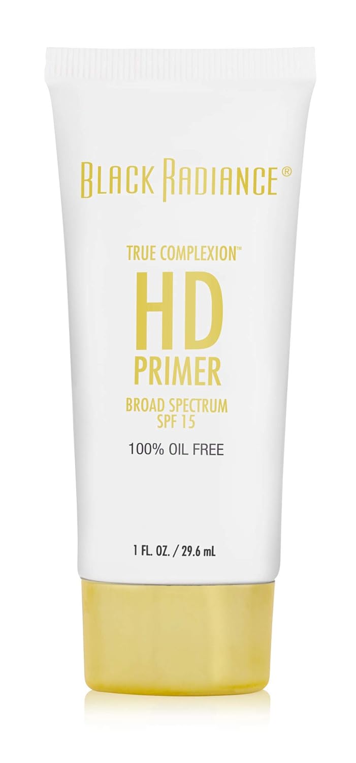  Black Radiance True Complexion HD Primer SPF 15, Natural Nude, 1 Ounce