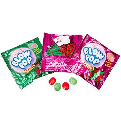  Blow Pops Lollipops Charms Blow Pops Minis Candy Snack Pouches, Bag of 30