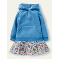 Boden Cosy Hooded Dress - Multi Apple Blossom Floral