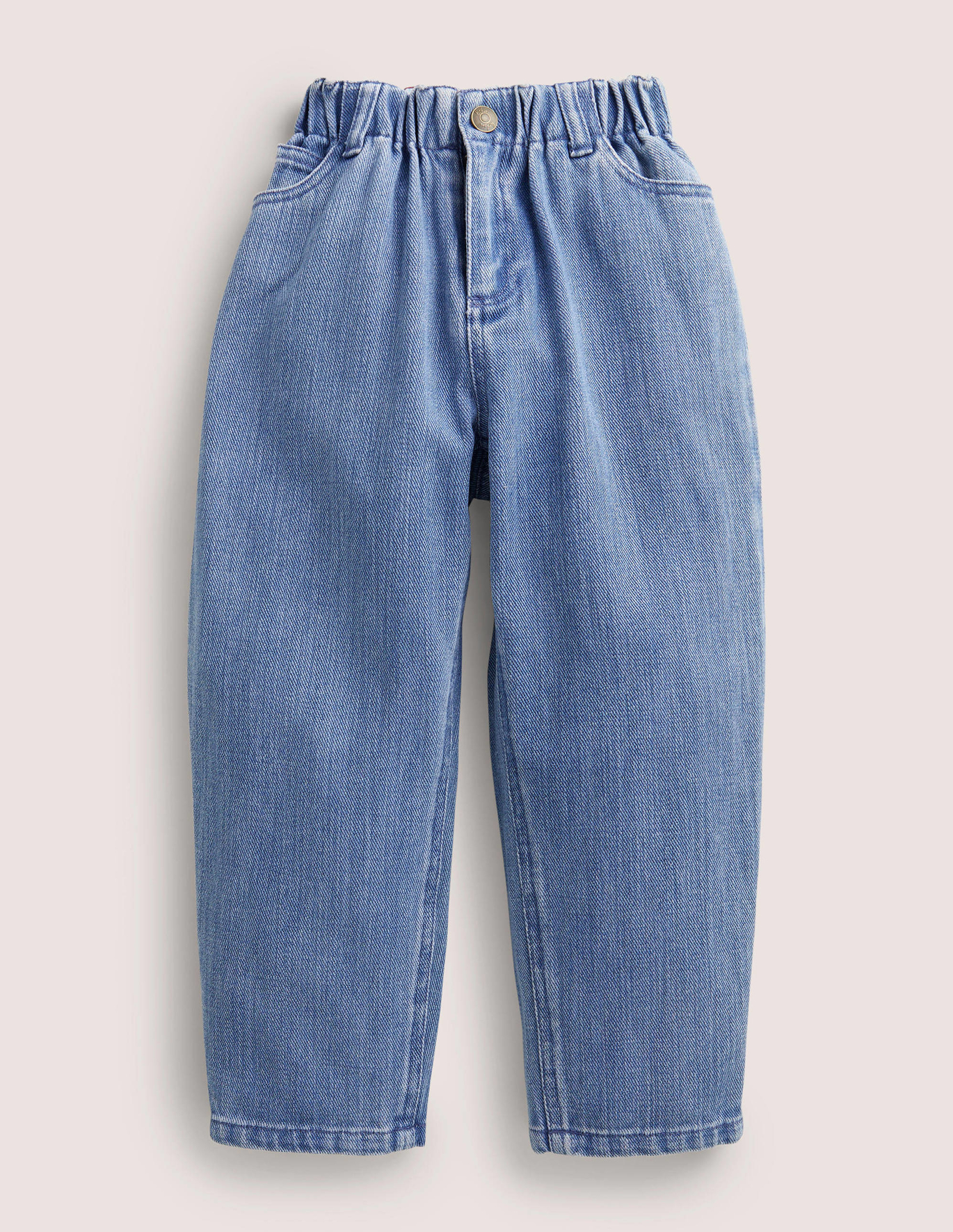 Boden Barrel Leg Jeans - Mid Vintage Denim