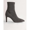 Boden Ankle Stretch Boots - Gunmetal