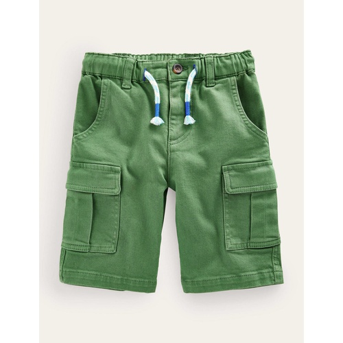 보덴 Boden Garment Dye Cargo Shorts - Safari Green