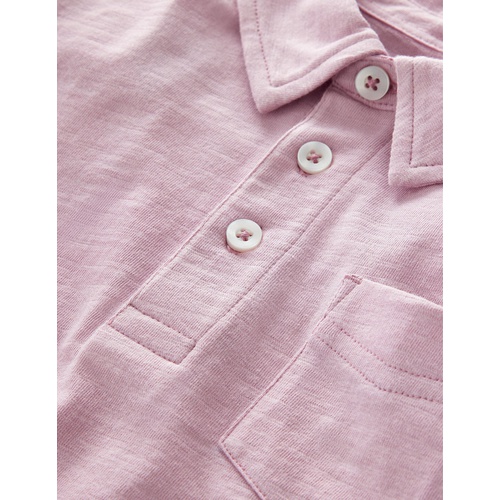 보덴 Boden Slub Jersey Polo Shirt - Pink