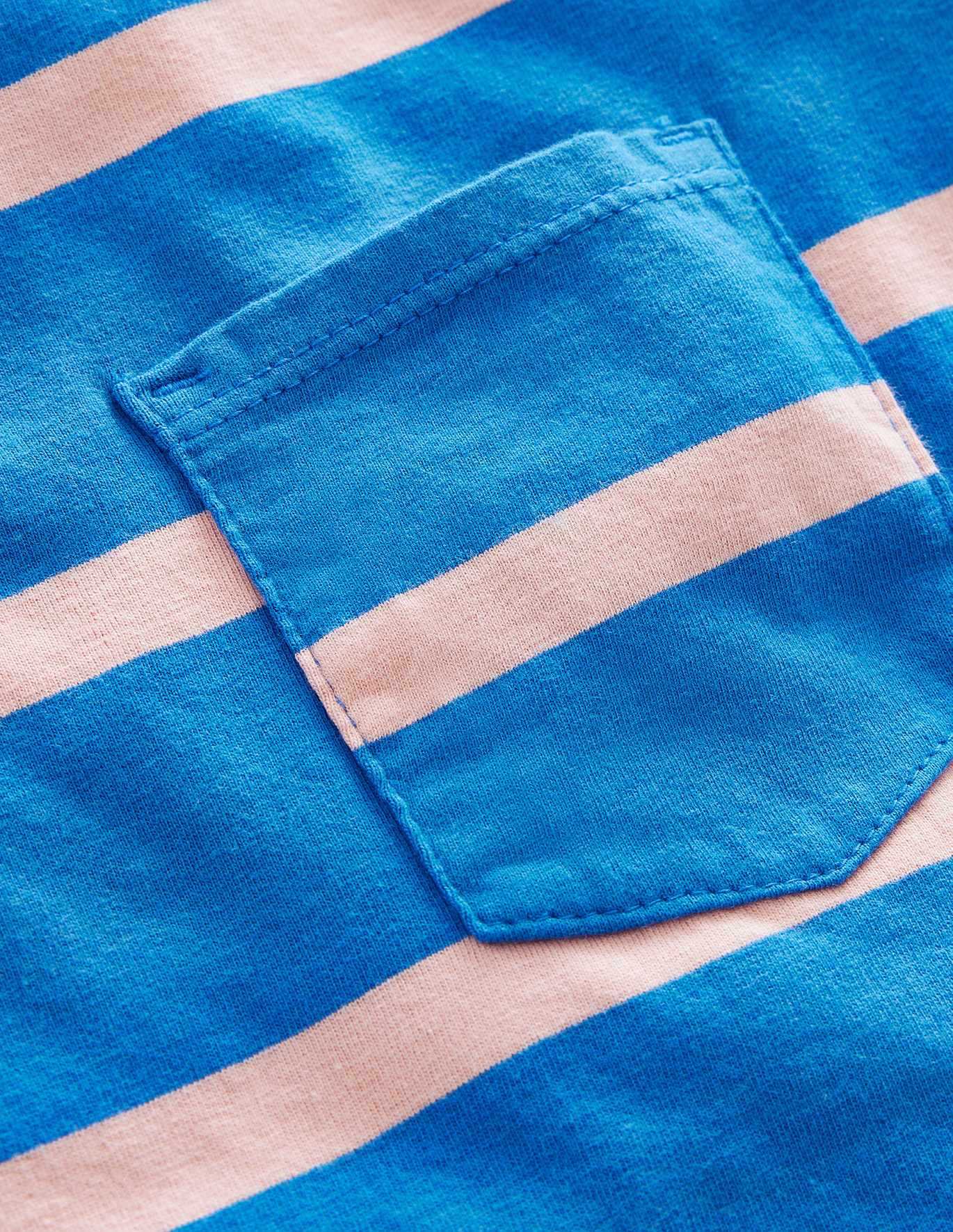 보덴 Boden Relaxed T-shirt - Provence Blue/Pink