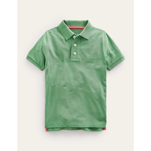 보덴 Boden Pique Polo Shirt - Deep Grass Green