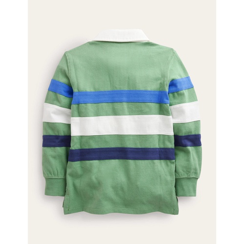 보덴 Boden Rugby Shirt - Deep Grass Green