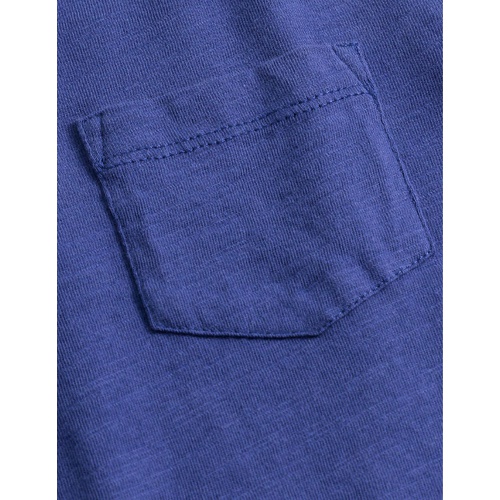 보덴 Boden Long-sleeved Washed T-shirt - Starboard Blue
