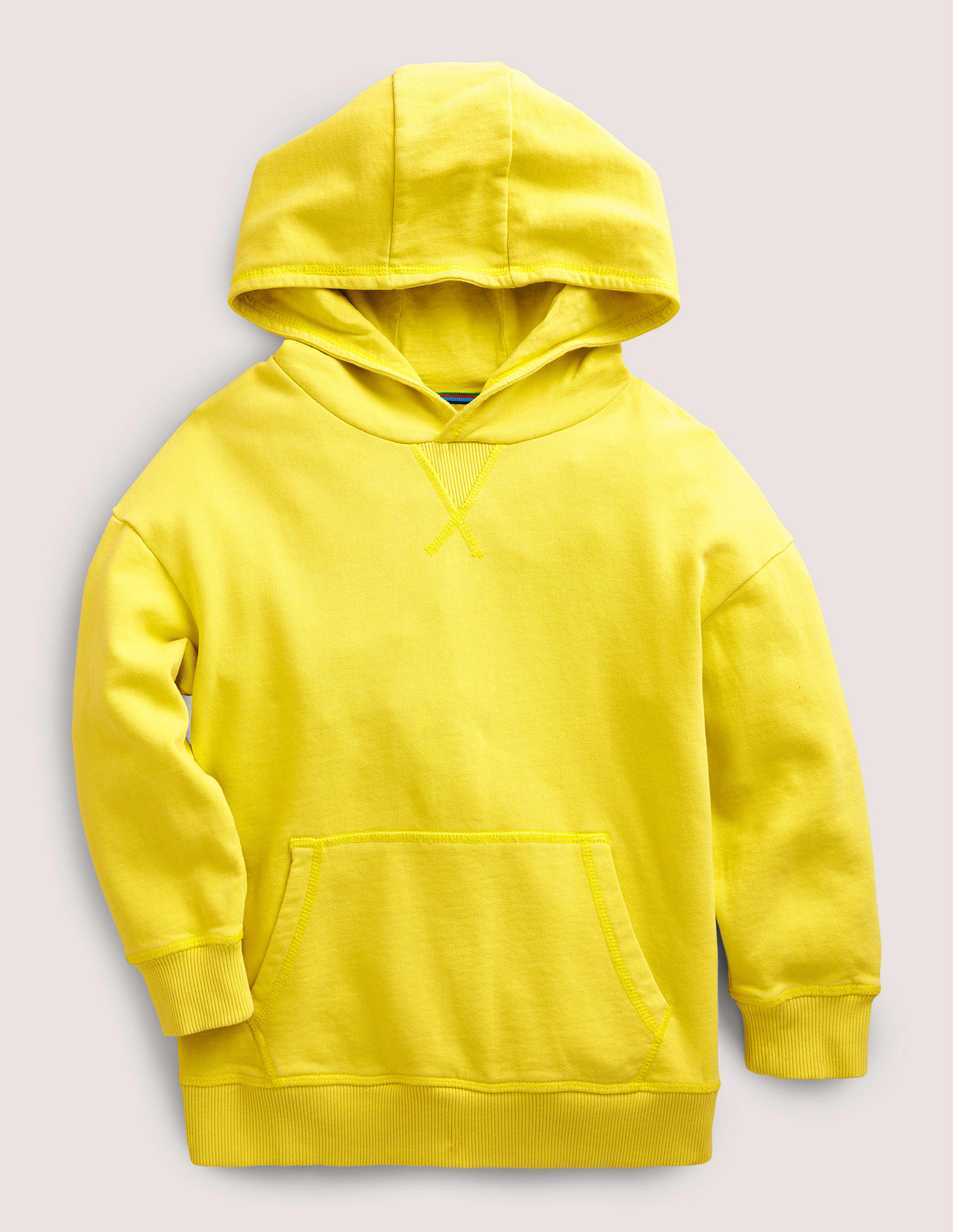 Boden Garment Dye Hoodie - Gooseberry Yellow