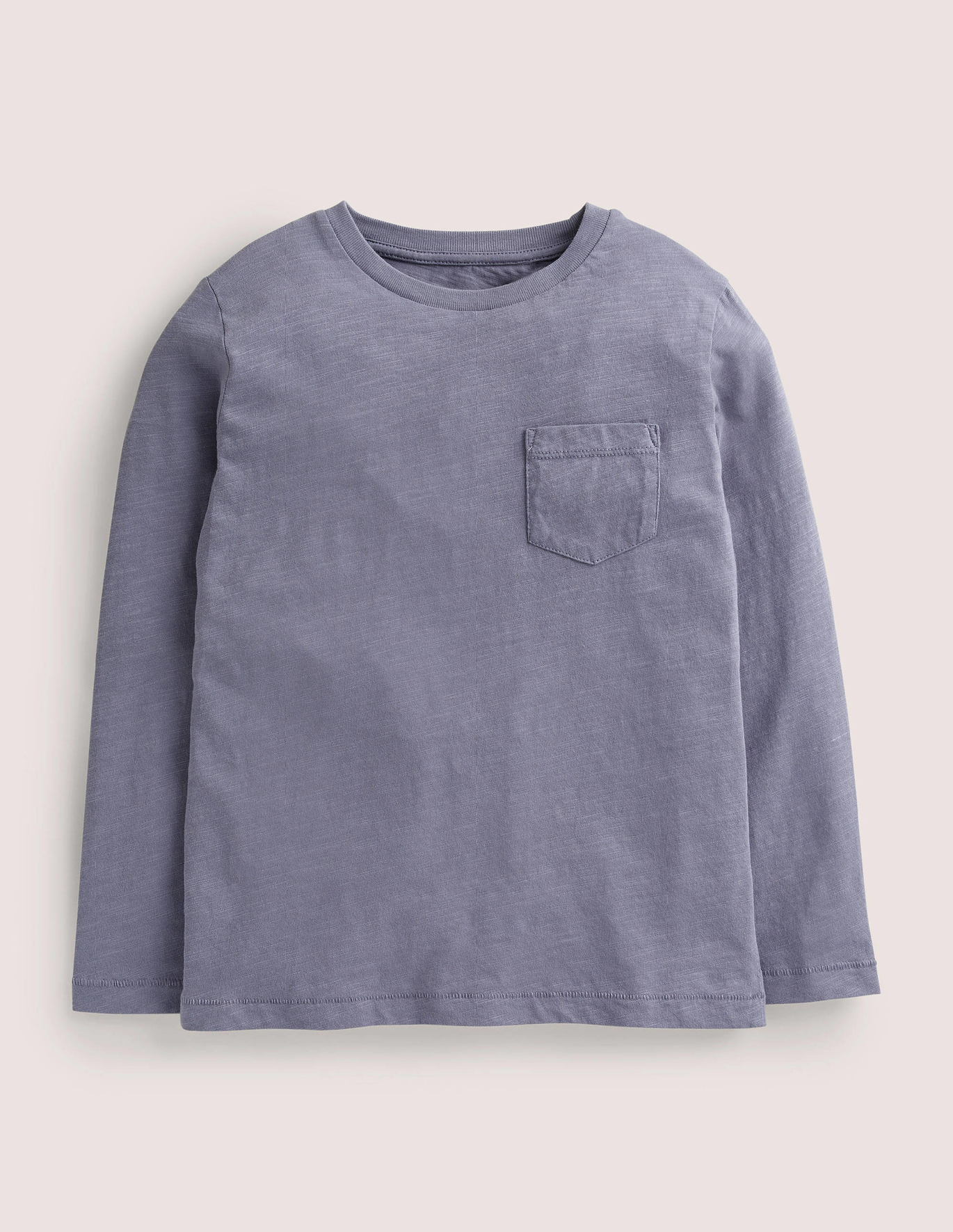 보덴 Boden Long-sleeved Washed T-shirt - Starboard