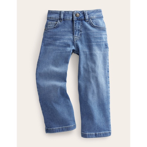 보덴 Boden Straight Leg Flare Jeans - Light Denim