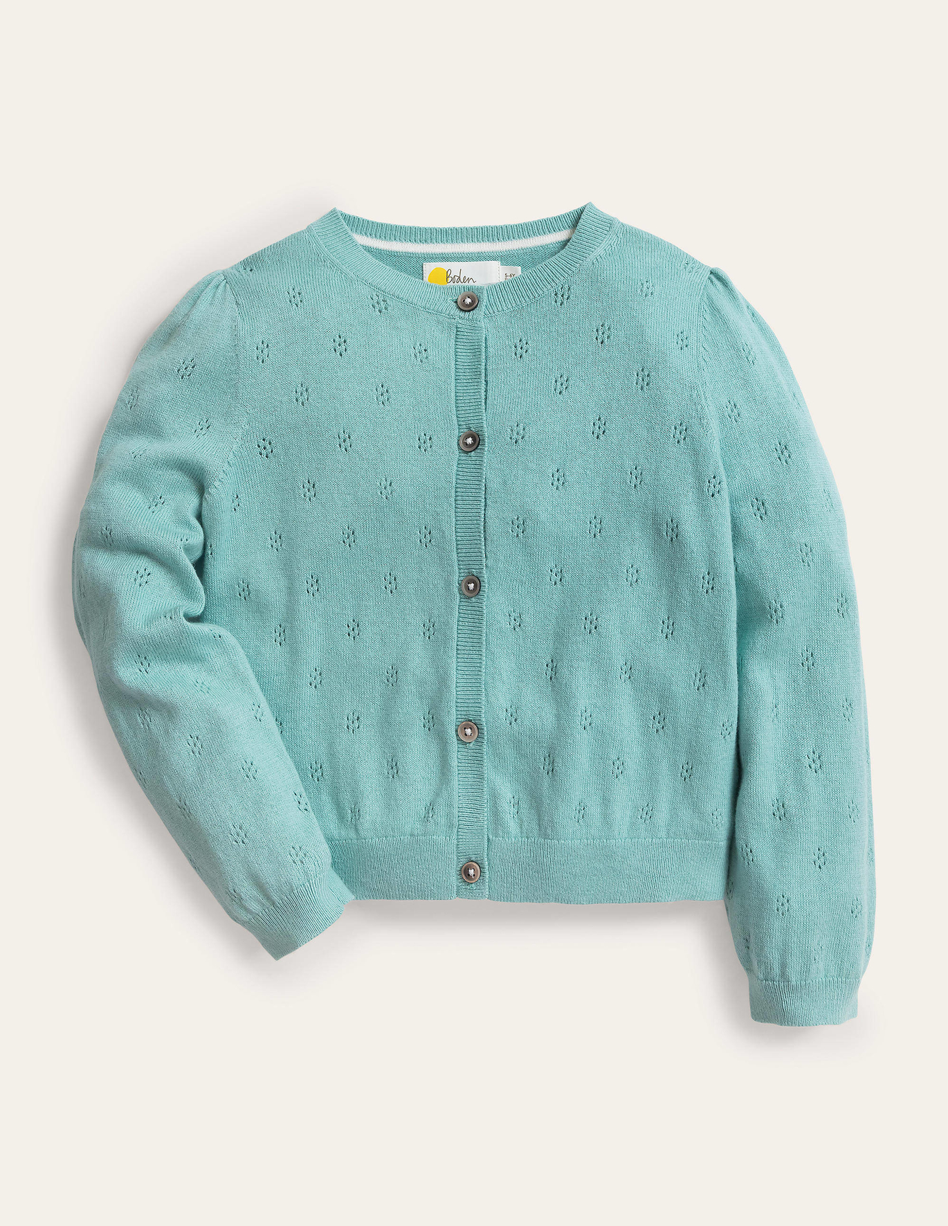 Boden Cotton Cashmere Cardigan - Hot Spring