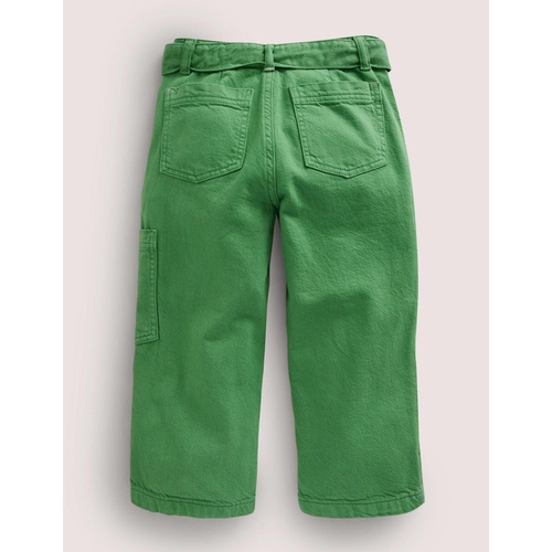 보덴 Boden Tie Waist Cargo Trouser - Safari Green
